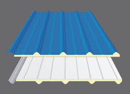 Tấm mái lợp 3 lớp Tôn-PU-Giấy bạc